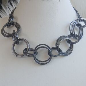 Paparazzi Bold Metallic Black Chain Necklace